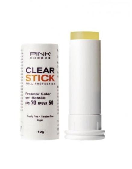 Imagem de Clear stick protetor transparente fps70 fpuva50 12g