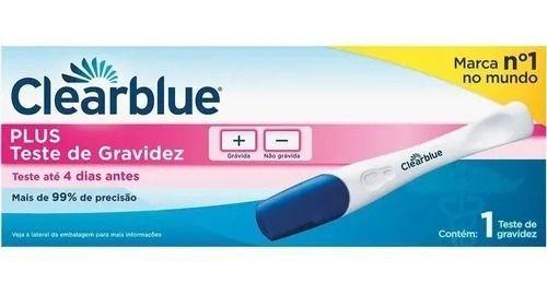 Clearblue Plus Resultado Em 1 Minuto Teste de Gravidez Magazine Luiza