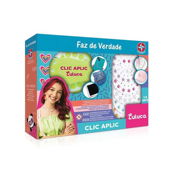 Imagem de Clic Aplic da Luluca com 75 Diamantes Brinquedo - Estrela