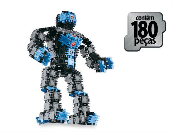 Imagem de Clic & Lig The Robots Megabot (160 Pçs) - Plasbrink