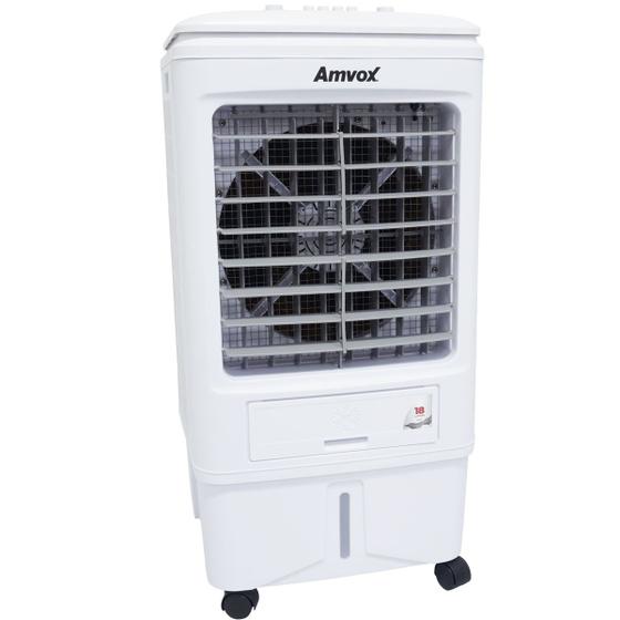 Imagem de Climatizador Ar Frio 18 L Portátil 110V Evaporativo Industrial Umidificador Branco Amvox ACL 018