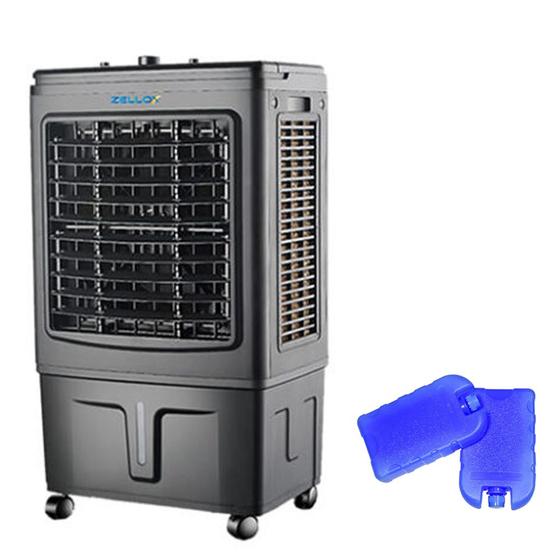 Imagem de Climatizador de Ar Evaporativo Zlx-30 30litros 100w 4 Funções Preto Zellox