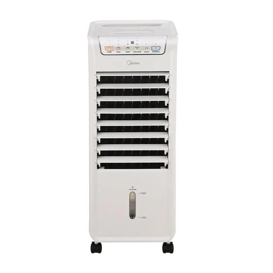 Climatizador de Ar Frio Midea Branco e Cinza AKAF2 220V Imagem de Climatizador de Ar Frio Midea Branco e Cinza AKAF2 220V