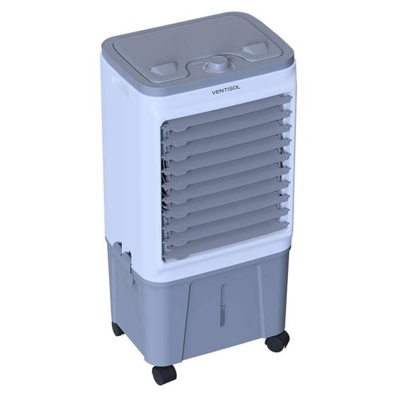 Climatizador De Ar Frio Portátil 16 Litros Evaporativo Ventilador Umidificador Ventisol Menor preço em Climatizador De Ar Frio Portátil 16 Litros Evaporativo Ventilador Umidificador Ventisol