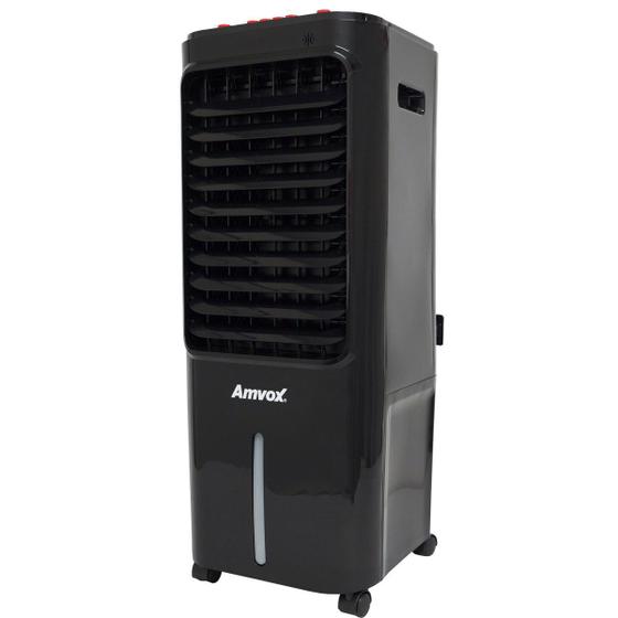 Imagem de Climatizador Umidificador de Ar Portátil Frio 11 Litros 3 Velocidades 65W Amvox ACL 012 Preto