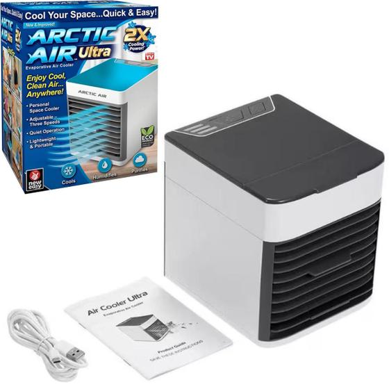 Imagem de Climatizador USB portátil com design funcional.
