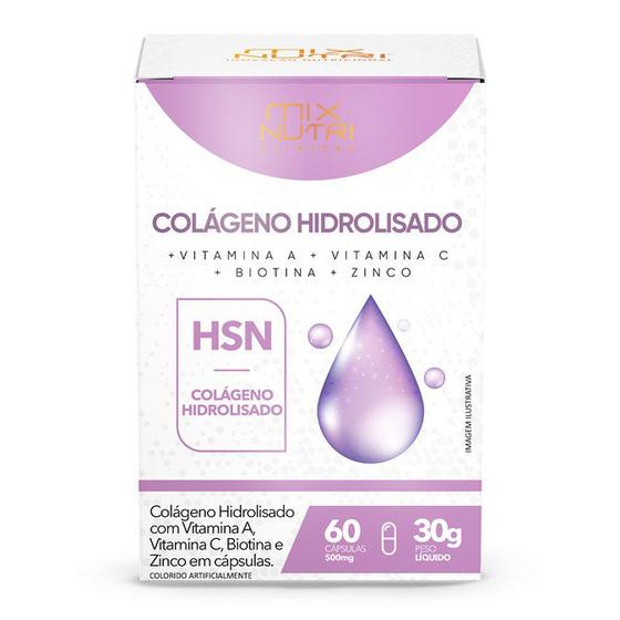 Imagem de Clinical - colageno + hsn -  60 caps - mix nutri