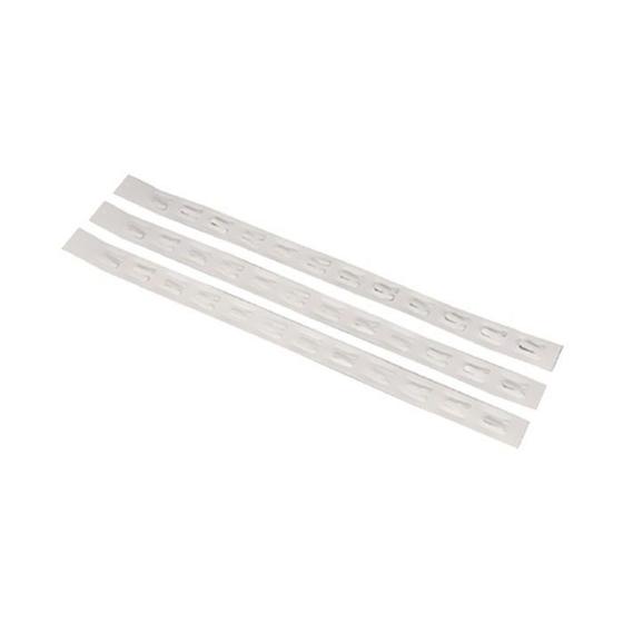 Imagem de Clip Strip Branco Fita Cross para Ponto de Venda Gancho sem impressão 12 posições
