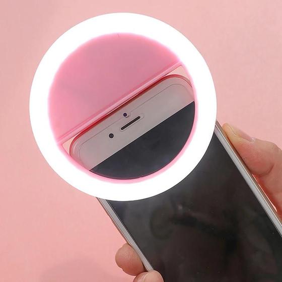 Imagem de Clipes de Anel para Selfie com Luz LED para Celular - Universal