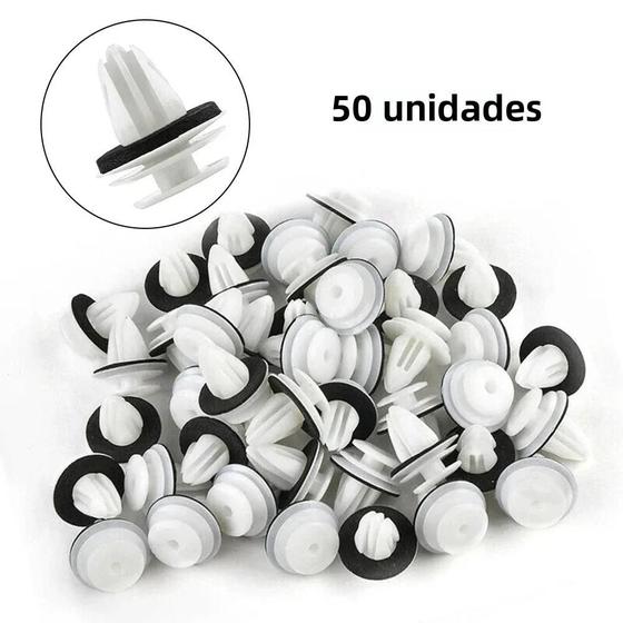 Imagem de Clipes de Painel de Porta para BMW (E34, E36, E38, E39, E46, M3, M5, Z3, X5) - 50 Peças com Anel de Vedação