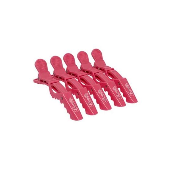 Imagem de Clips Crocodilo Rosa Antiderrapante Bonitta Ref 222BT