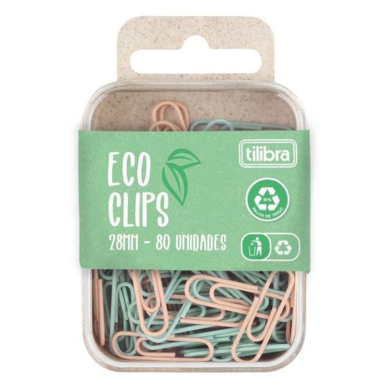 Imagem de Clips Eco 28Mm 80 Unidades Tilibra