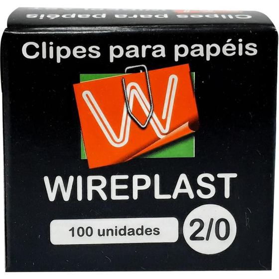 Clips Galvanizado ACO 2/0 100 Unidades Wireplast Clips Magazine Luiza