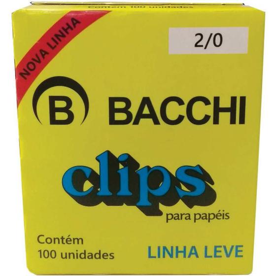 Imagem de Clips Galvanizado AÇO 2/0 Linha Leve com 100 Unidades Pacote com 10