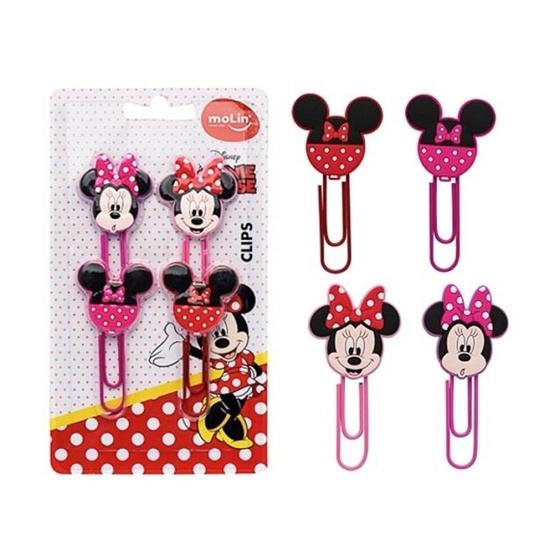 Imagem de CLIPS MINNIE MOUSE 50mm c/ 4 UN. - MOLIN