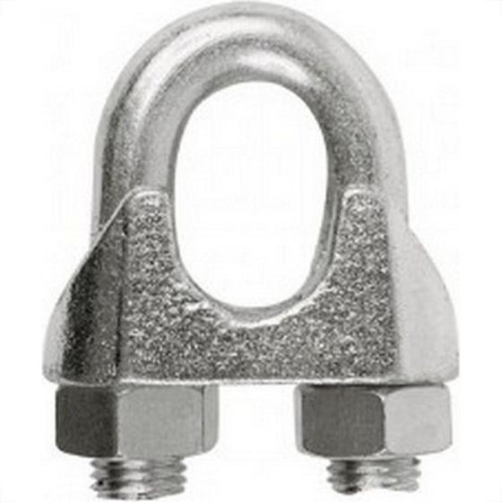Imagem de Clips Para Cabo Aco Biehl 1/4'' - Kit C/10 Pecas
