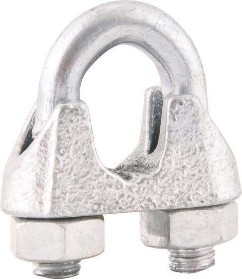 Clips para cabo de aço 1/8" leve galvanizado - Nove54 Menor preço em Clips para cabo de aço 1/8" leve galvanizado - Nove54