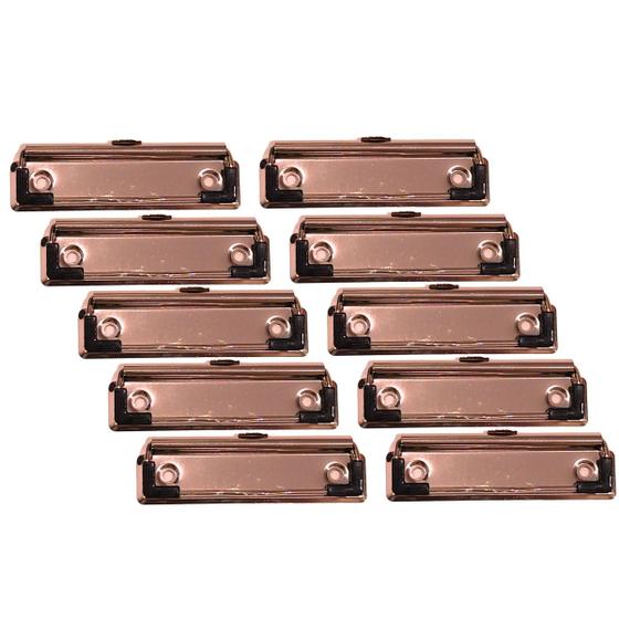 Imagem de Clips / Presilha para Pranchetas - Porta Bloco - Rosé Gold 100mm (10 un)