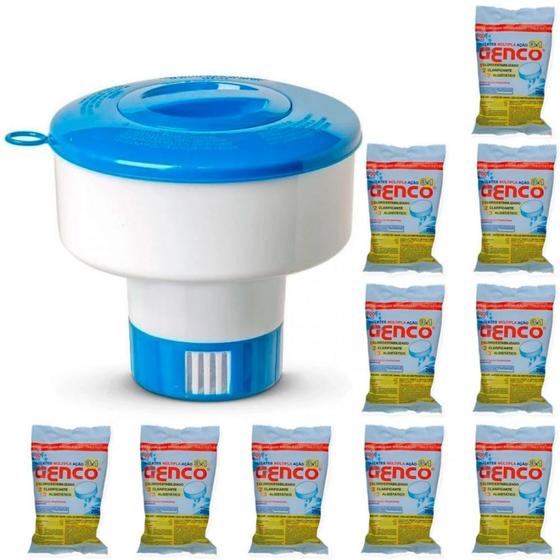 Clorador Flutuador para Piscinas + 10 Pastilhas de Cloro 3 em 1 Nautilus Menor preço em Clorador Flutuador para Piscinas + 10 Pastilhas de Cloro 3 em 1 Nautilus