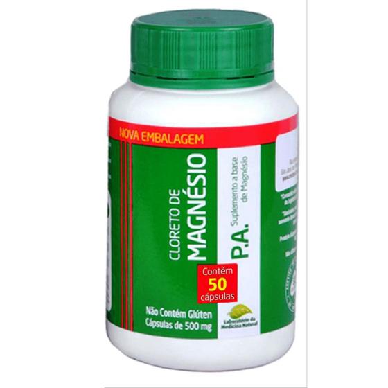 Imagem de Cloreto de Magnésio Medinal 500mg PA c/ 50 Capsulas