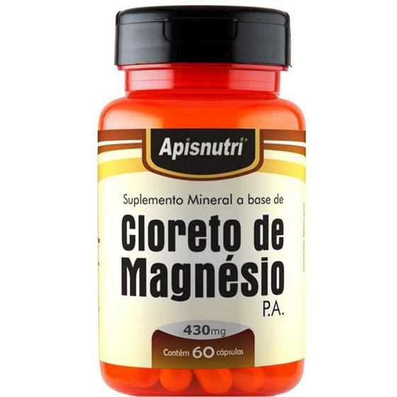 Imagem de Cloreto de Magnésio P.A. 60cps 430mg - Apisnutri