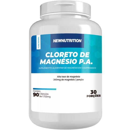 Imagem de Cloreto de Magnésio P.A. 90 Cápsulas NewNutrition