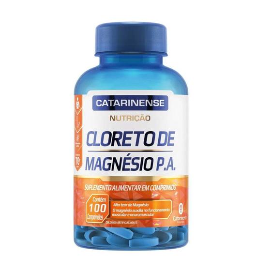 Imagem de Cloreto de magnesio pa 100 compr. - catarinense - CATARINENSE PHARMA