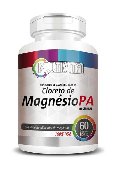 Imagem de Cloreto De Magnésio Pa - 500Mg - 1 Pote - 60 Cápsulas