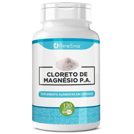 Imagem de Cloreto De Magnésio Pa 500Mg 120 Cápsulas Prime Ervas