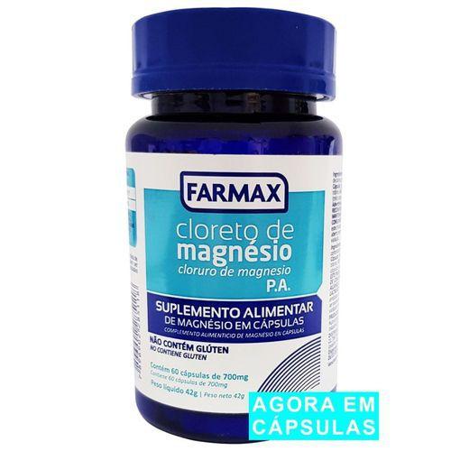 CLORETO DE MAGNÉSIO PA 700 mg - SUPLEMENTO ALIMENTAR EM CÁPSULAS FARMAX 60 CAPSULAS é boa?