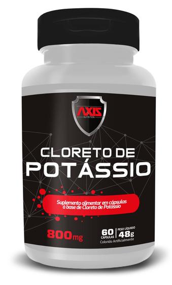 Imagem de Cloreto de Potássio - 800mg - 60 cáps - Axis Nutrition