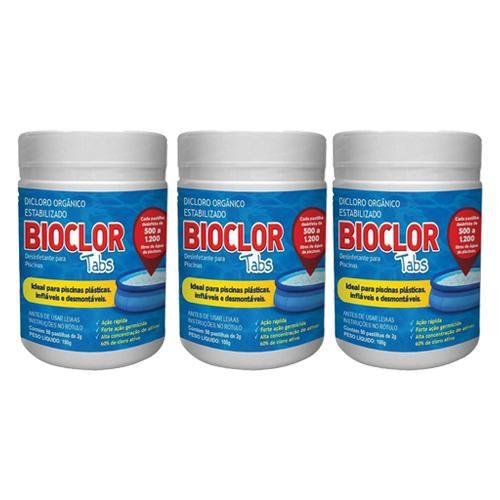 Imagem de Clorin Bioclor Tabs Piscina Inflável Plástica 150 Pastilhas com NF
