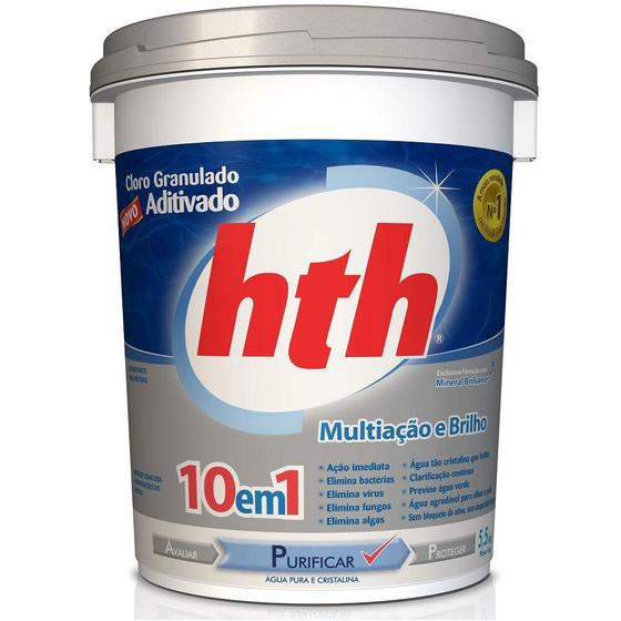 Cloro Aditivado Hth Mineral Brilliance 10 em 1 Balde - 5,5kg Menor preço em Cloro Aditivado Hth Mineral Brilliance 10 em 1 Balde - 5,5kg