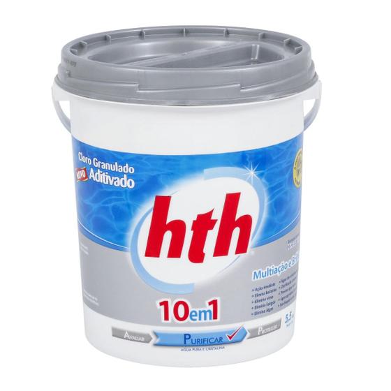 Cloro Aditivado Purificador 10x1 Mineral Brilhance HTH 10kg Menor preço em Cloro Aditivado Purificador 10x1 Mineral Brilhance HTH 10kg