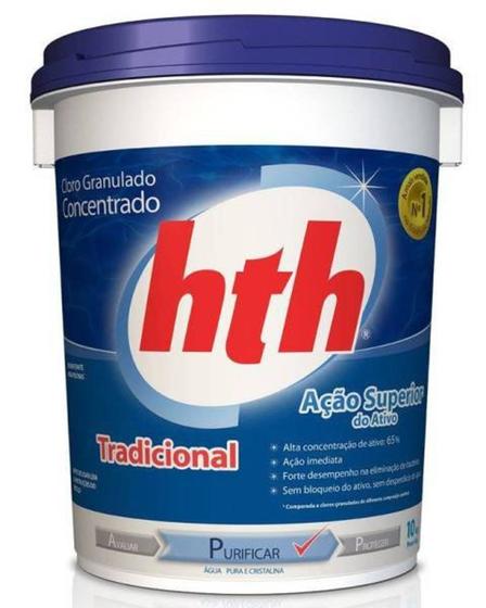 Imagem de Cloro Concentrado Tradicional - HTH 10Kg