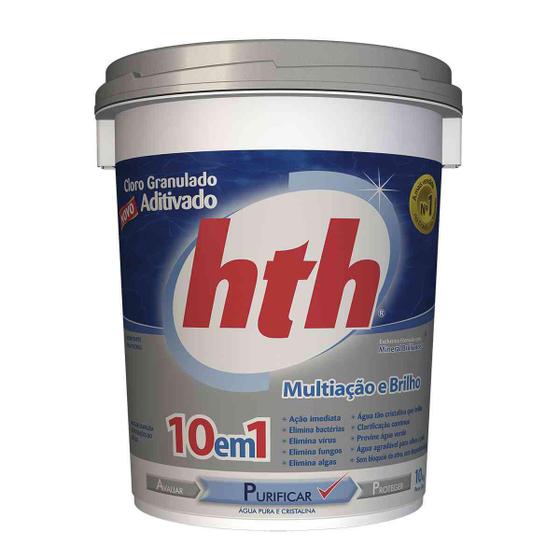 Cloro De Piscina Hth 10 Kg 10 Em 1 Brillance é boa?