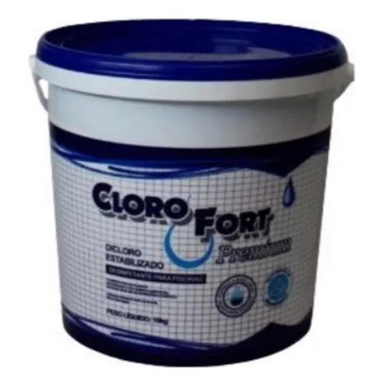 Imagem de Cloro Dicloro Estabilizado Clorofort Premium 1KG - Clorofort Comércio