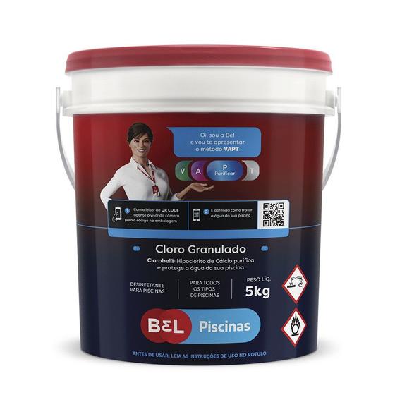 Cloro Estabilizado Granulado para Água de Piscinas 05Kg - BEL Menor preço em Cloro Estabilizado Granulado para Água de Piscinas 05Kg - BEL