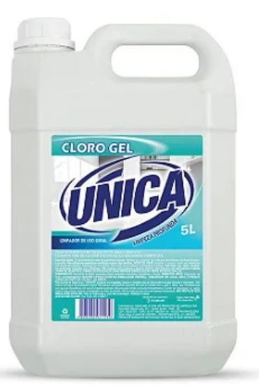 Imagem de Cloro gel limpador de uso geral detergente clorado concentrado 5l