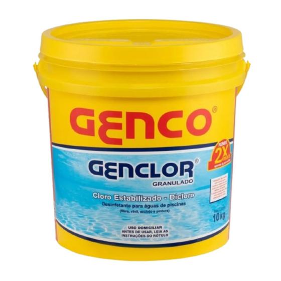 Imagem de Cloro genco granulado genclor 10 kg
