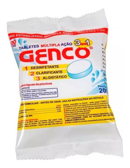 Imagem de Cloro Genco Tabletes Múltipla ação 3 em 1 200g