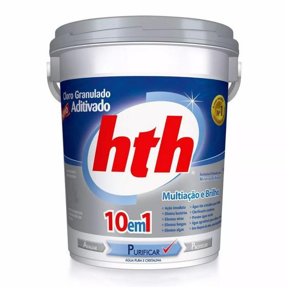 Cloro granulado - 10 em 1 - HTH - 10kg Menor preço em Cloro granulado - 10 em 1 - HTH - 10kg