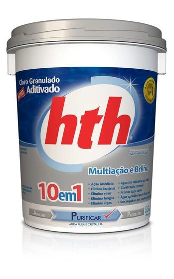 Cloro Granulado Aditivado 10 em 1 Briliance 5,5kg HTH Menor preço em Cloro Granulado Aditivado 10 em 1 Briliance 5,5kg HTH