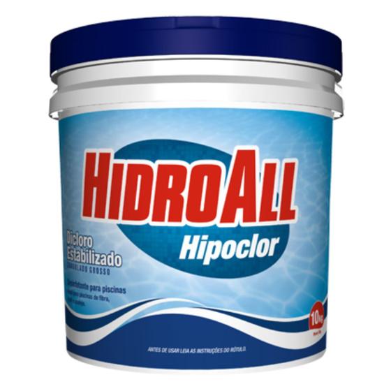 Imagem de Cloro Granulado Dicloro Estabilizado Hipoclor 10kg Hidroall