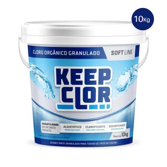 Cloro Granulado Keepclor - Soft Line 10kg Cloro Para Piscinas Menor preço em Cloro Granulado Keepclor - Soft Line 10kg Cloro Para Piscinas