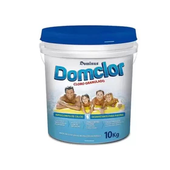 Cloro Granulado para Piscina 65 10kg DOMCLOR Menor preço em Cloro Granulado para Piscina 65 10kg DOMCLOR