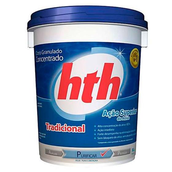 Imagem de Cloro granulado tradicional - hth 10kg