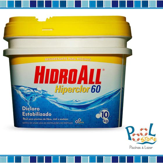 Imagem de Cloro Hiperclor 60 Hidroall 10kg