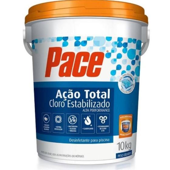 Cloro Pace Ação Total 10kg para Piscina Menor preço em Cloro Pace Ação Total 10kg para Piscina