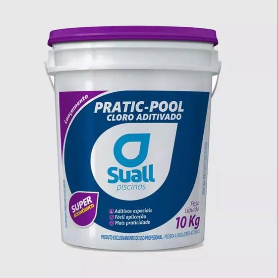 Imagem de Cloro para piscina 10kg - praticpool 10kg